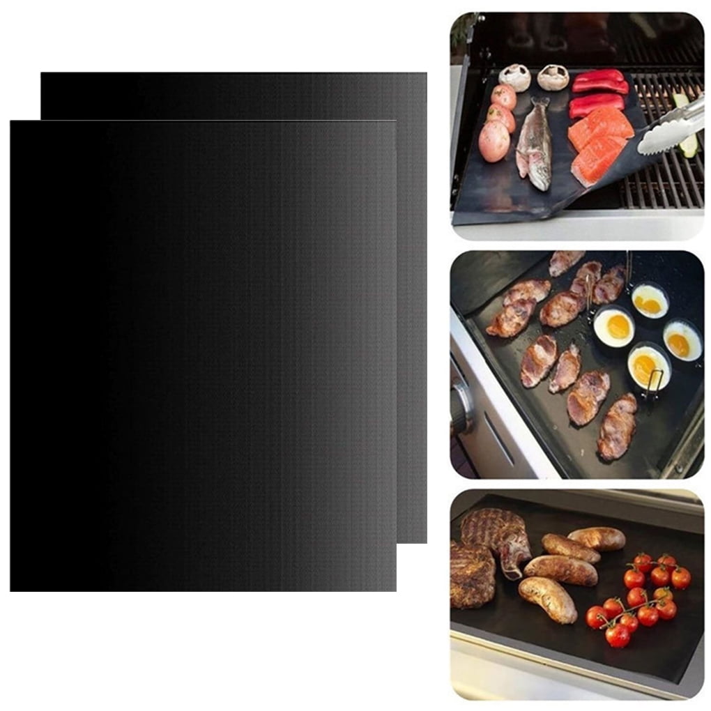 NonStick BBQ Grill Mat Barbecue Baking Mat Liners Teflon Heat