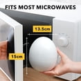 thumbnail image 2 of Caldera de huevos de microondas con capacidad de 4 huevos, para microondas y huevos duros, para microondas en menos de 9 minutos, olla de huevos hervidos medianos y duros, 2 of 3