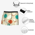 thumbnail image 3 of Gukieu Vintage Bowling Print Men's Boxer Briefs, High Elastic Moisture Wicking Boxer Briefs Underwear-Small, 3 of 5