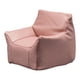 thumbnail image 3 of Modelo de sofá individual en miniatura, mini sillón de lectura, accesorios de bricolaje, accesorios de fotos Rosa, 3 of 9