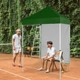 thumbnail image 3 of EAGLE PEAK Straight Leg Portable Outdoor Canopy Tent with One Removable Sunwall 5 x 5 ft, Green, 3 of 9