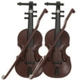 thumbnail image 1 of 2 mini violines decorativos para niños, modelos de instrumentos de juguete, accesorios de bricolaje, 1 of 8