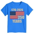 thumbnail image 5 of TOWED22 Girls Summer Tops Independence Day Patriotic Shirts American Flag Tee Tshirts for Kids Ages 2-8(Blue,11-12 Y), 5 of 5