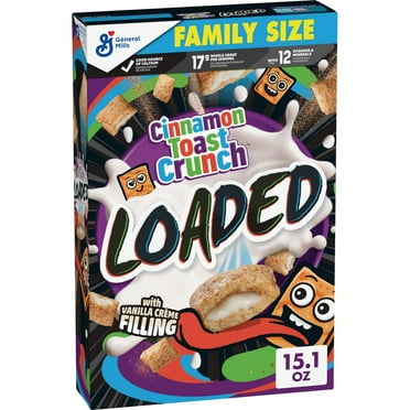 Cinnamon Toast Crunch Loaded Family Size Cereal - 15.1oz