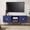 63in-Blue, variant on HLR Modern 70" TV Stand, for TVs up to 80", Living Room Entertainment Center with 4 Door Storage Cabinet, White