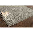 thumbnail image 3 of Rugs America Riviera Collection grey RV200C Transitional Oriental Area Rug 2'7" x 4'11", 3 of 4