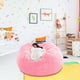 thumbnail image 4 of 1 funda para silla grande circular suave y esponjosa, cómoda funda de terciopelo para sofá, para sala de estar, dormitorio, oficina, decoración del hogar, SOLO funda, SIN RELLENO, 180 cm x 90 cm., 4 of 5