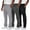 01:Dark Gray, Black, Gray, variant on ASUDESIRE 3 Pack Men's Sweatpants Open Bottom Active Athletic Casual Pants Jogger Running Workout Gym Pants with Pockets