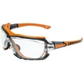 thumbnail image 2 of 2 Paires de Lunettes de Sécurité Rembourrées Octane Global Vision avec Joints Orange et Jaune, Verres Transparents, 2 of 4