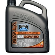 Bel-Ray 96910-BT4 V-Twin Semi-Synthetic Engine Oil - 20W50 - 4L.