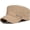Beige D, variant on Cadet Hat Flat Top Hats Army Military Caps for Men Women