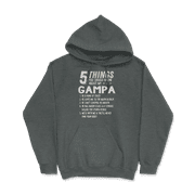 Funny 5 Things Grandpa Gampa Shirt Crazy Gift Idea
