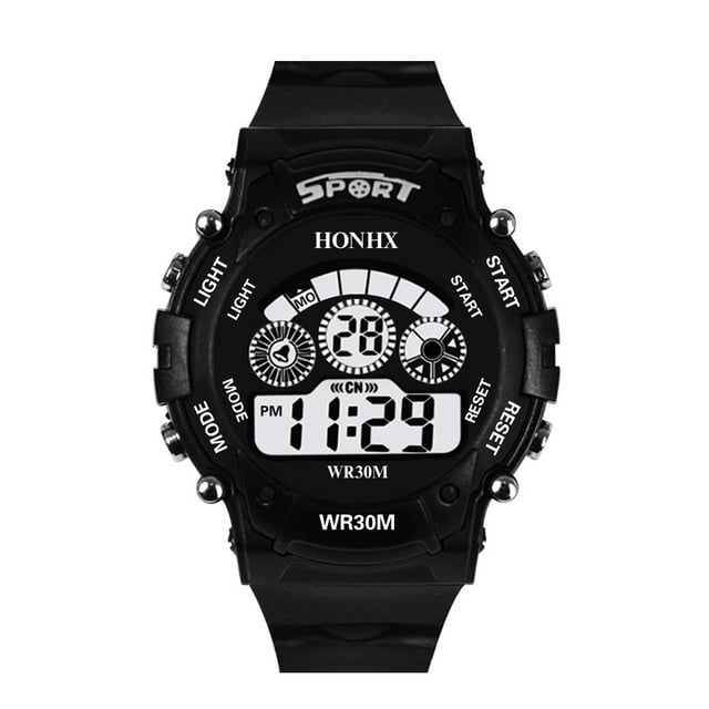 Mens Watch Mens Digital Watch Fashion Mens Digital Led Analog Quartz Alarm Date Sports Wrist Watch