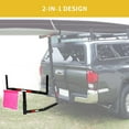 Adjustable Steel Pick Up Truck Bed Hitch Extender Extension Rack for Boat Lumber Long Loads