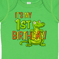 thumbnail image 4 of Inktastic It's My 1st Birthday with Cute Green Alligator Boys or Girls Baby Bodysuit, 4 of 5
