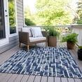 thumbnail image 6 of Addison Rugs Chantille Indoor/Outdoor Transitional Arrows Navy Washable Rectangle Rug, 3' x 5', 6 of 6