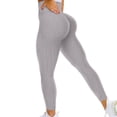 thumbnail image 2 of Women Scrunch Butt Lifting Workout Leggings Textured High Waist Anti Cellulite Yoga Pants, 2 of 6