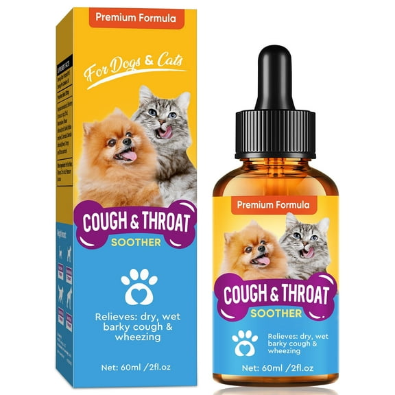Pet Cough Treatment for Dogs & Cats, 60ml