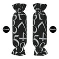 thumbnail image 2 of Salouo Numbers Pattern Cute Bolster Pillow,Cylindrical Pillow Long Pillow for Bed Round Side Pillow for Knee/Leg/Neck ,- Length 24.4" x 9.8" Diameter, 2 of 8