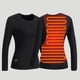 thumbnail image 1 of Mujer Volver Fiebre inteligente Punto Mantener caliente Manga larga O Cuello Calentamiento Ropa interior Blusa Tops Wmkox8yii jkg6613, 1 of 9