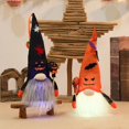thumbnail image 4 of Gnomos de Halloween Decoraciones de Halloween Elfo de Felpa Hecho a Mano Paquete de 2 muñecas suecas sin rostro Enano escandinavo para Halloween Adornos de Mesa para el hogar Decoración de Granja Rega, 4 of 5