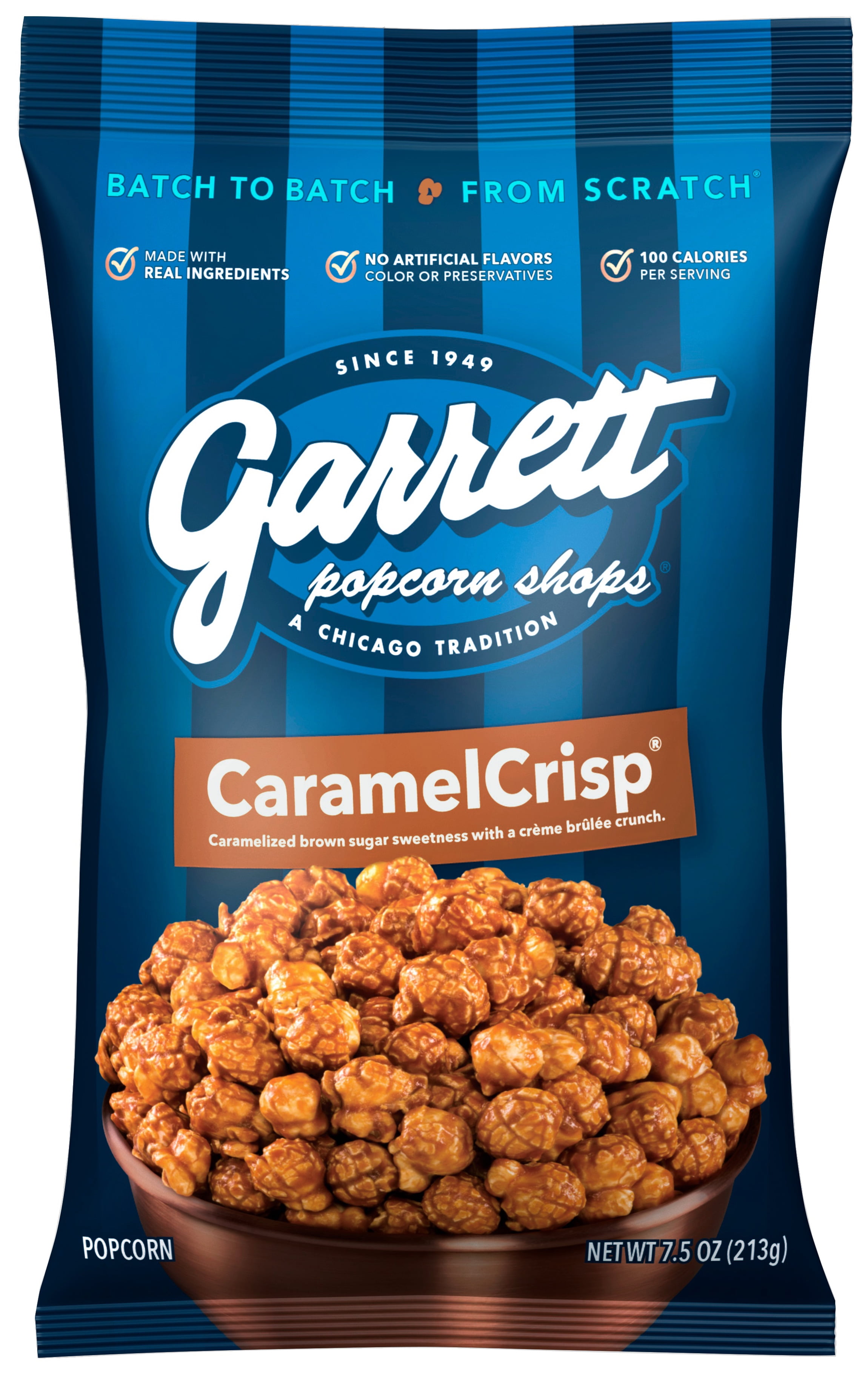 (3 pack) Garrett Popcorn Shops, CaramelCrisp, 7.5 oz