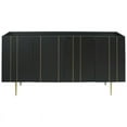 thumbnail image 4 of Bowery Hill Accent Cabinet in Black and Gold, 4 of 7