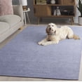 thumbnail image 3 of SAFAVIEH Montauk Azura Distressed Area Rug, Lilac, 6' x 6' Square, 3 of 11