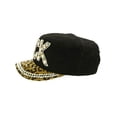 thumbnail image 2 of 2Chique Boutique Women's Aurora Stone Leopard Print Hat, 2 of 2