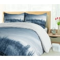 thumbnail image 5 of Ambesonne Winter Duvet Cover Set, Ice Cold Snowy Scenery, 2-Calking, White, 5 of 7