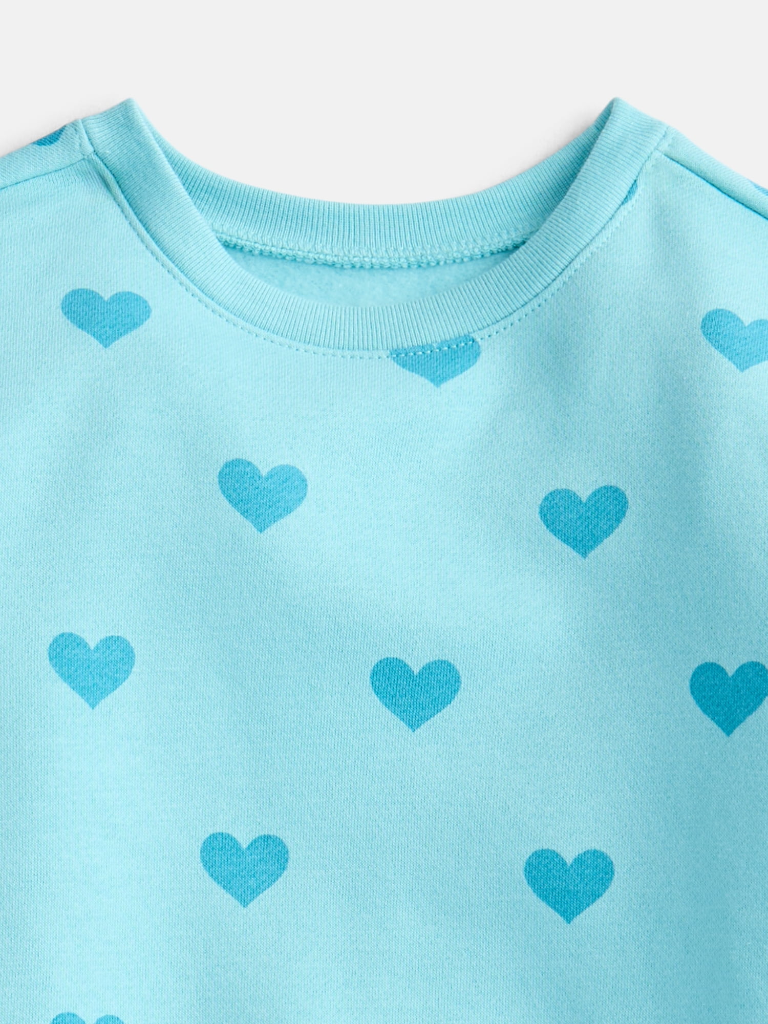 Wonder Nation Baby & Toddler Fleece Crewneck Sweatshirt, Sizes 6M-5T