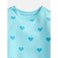 thumbnail image 2 of Wonder Nation Baby & Toddler Fleece Crewneck Sweatshirt, Sizes 6M-5T, 2 of 3