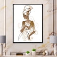 thumbnail image 2 of Designart 'Abstract African American Woman Portraits' Modern Framed Canvas Wall Art Print, 2 of 5