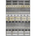 thumbnail image 2 of Addison Rugs Mayfield Washable Transitional Tribal, Diamond Gray Rectangle Rug, 8' x 10', 2 of 6