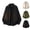 Tops-A414Black, variant on Gamivast Mens Button Down Shirts Long Sleeve Solid Cargo Style Work Shirts Loose Fit Pocket Casual Shirts Heavyweight Outdoor Daily Wear Street Top