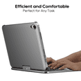 thumbnail image 2 of edaiser Swivel Keyboard Case Compatible with Apple iPad Mini 7th Gen 2024 (A17 Pro)/ iPad Mini 6th Generation 8.3-inch 2021, Rotatable Cover with RGB Backlit, Multi-Touch Trackpad, Space Gray, 2 of 6