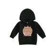thumbnail image 1 of SUNSIOM Sweatshirt à Capuche Garçon Halloween à Manches Longues Lettre Citrouille Imprimé Pull Tops, 1 of 8