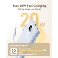 thumbnail image 4 of Cables integrados USB-C Charmast Power Bank de 20000 mAh y 20 W, 4 of 9