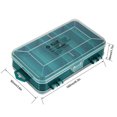 thumbnail image 4 of Caja Almacenamiento Piezas Pequeñas Doble Cara Herramientas Plástico para Hardware() Verde, 4 of 5