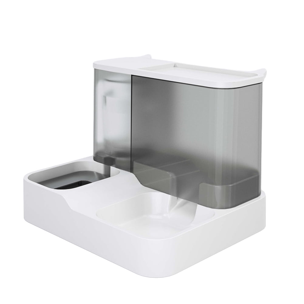 KYAIGUO Automatic Cat Feeder Dog Bowls/Dog Food Container Large Capacity Pet Dry Food & Water Dispenser Sets for Small Medium Sized Dog Pets