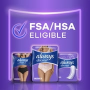 (2 pack) Always Discreet Adult Incontinence Underwear for Women and Postpartum Underwear, L, Up to 100% Bladder Leak Protection, 38 Count