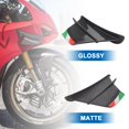 thumbnail image 3 of Motorcycle Winglet Aerodynamic Wing Kit Spoiler Motorcycle Wind Flow Fixing Wing for S1000RR V4 ZX-10R R1,Matte Black, 3 of 6