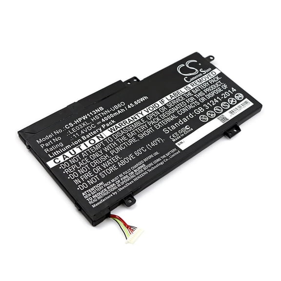 4000mAh TPN-W114 796220-542 TPN-W113 HSTNN-UB6O 796356-005 LE03XL Battery for HP Pavilion 13-S050NA P5M88EA Pavilion 13-S030NO M
