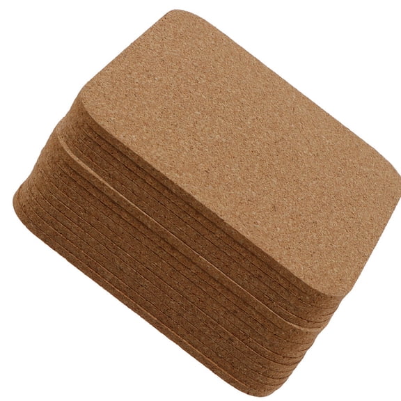 UPOUART 15pcs Tea Coasters Cork Insulation for Home