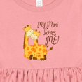 thumbnail image 4 of Inktastic My Mimi Loves Me Girls Baby Dress, 4 of 5