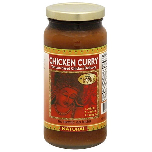 Mr. Kook's Chicken Curry Sauce, 16.5 oz, (Pack of 6)