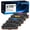 5-pack 410X CF410X Laserjet Color Toner Cartridge, variant on Compatible for HP 410X Toner Cartridges Pack of 4 410X 410A CF410X CF410A Laserjet MFP M477fdw M477fnw M477fdn Pro M452dn M452dw M452nw M477 M452 Printer Ink