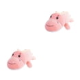 thumbnail image 1 of Bewildely Almohada de dinosaurio, muñeco de peluche, sofá, novia, oficina, multiusos, accesorios para el hogar, beso para dormir Ojo rosa/redondo 50cm 2piezas, 1 of 6
