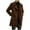 Coffee, variant on ZQUUVOU Men's Winter Wool Coats Gentleman Slim Fit Casual Single Breasted Mid-Length Thermal Business Coat Outwear Black