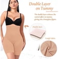 thumbnail image 4 of Werena Shapewear Shorts Tummy Control for Women High Waisted Body Shaper Underwear Slimming Slip Shorts Under Dresses, 4 of 7